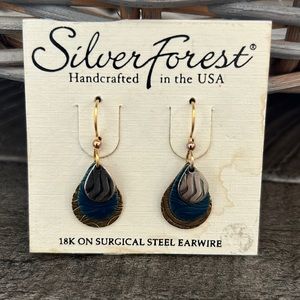 Silver Forest Earrings